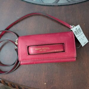 Henri Bendel Bold Red Leather Wallet